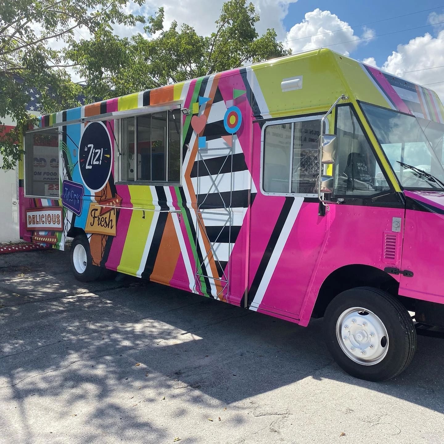 Custom food truck built by FoodCart USA